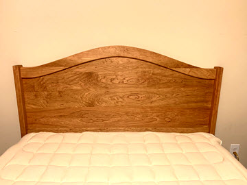 CBH Custom French Style Black Cherry Headboard